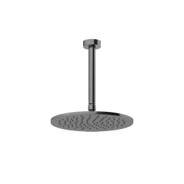 Gessi Ingranaggio Душевая головка потолочная, поворотная с шарниром, цвет: Black Metal Brushed PVD (63352#707)