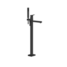 Gessi Rettangolo Напольный смеситель для ванны с ручным душем (внешние части), цвет: Black XL (53129#299)