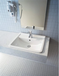 Раковина Duravit Starck III встраиваемая 560х460 мм с переливом с 1 отв под смесительитель цвет белый (302560000)
