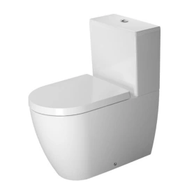 Duravit ME by Starck Бачок с механизмом двойного смыва, хром, 6/3 л для подключения справа или слева, 390x180мм, Цвет: Белый (938000005)