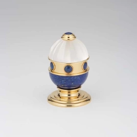 THG CHEVERNY LAPIS LAZULI Вентиль смесителя для раковины, вставки лазурит, цвет полированное золото (A1T-F01-35)