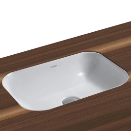 Раковина AZZURRA GLAZE встраиваемая под столешницу 50x40см цвет белый