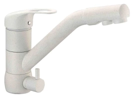 Смеситель Zorg Clean Water ZR 400 KF-12 белый для кухонной мойки