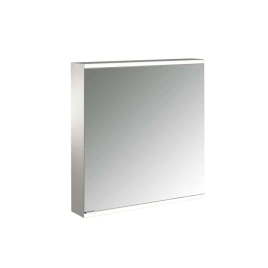 Emco Prime Зеркальный шкаф с подсветкой LED2 Facelift навесная модель, 600 mm, 1-дверка, IP 20 петли справа, задняя панель цвет белый (9497 063 22)