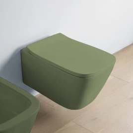 Artceram A16 Унитаз подвесной, 52,5х36см, безободковый, с крепежом, цвет Green salvia (ASV003 44 00)