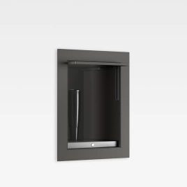 Armani Roca Island Встраиваемый шкафчик 20x16.7xh25см для выдвижного душа (Арт. 75A6776..0) или гидроершика (Арт. 75B9076..2), цвет: nero (7.8164.8.303.9)