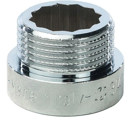 Удлинитель STOUT латунный 3/4 x 10 хромированный