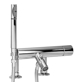 Stella Bamboo Смеситель на борт ванны на 2 отверстия 3267RG306 с ручным душем, цвет: хром (BT 02005 CR00)