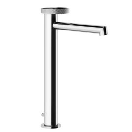 Gessi Anello Смеситель для раковины высокий с длинным изливом, с донным клапаном, цвет: хром (63305#031)