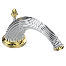 THG MALMAISON METAL Излив для раковины, цвет Хром/золото (U93-G02-170)