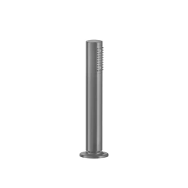 Gessi Inciso Душевой комплект, состоящий из держателя, шланга 1,50 м и лейки, цвет: Black Metal Brushed PVD (58137#707)