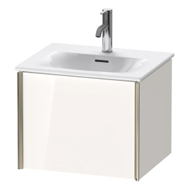 Duravit XViu Тумба подвесная 510x420х397мм, для раковины 234453, 1 ящик, цвет: белый глянцевый/champagne matt (XV40310B122)