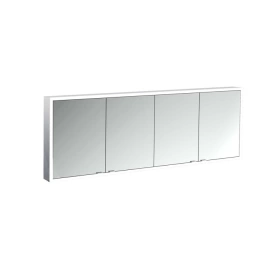 Emco Prime Зеркальный шкаф с подсветкой LED Facelift навесная модель, 1800 mm, 4-дверки, IP 20 задняя панель цвет белый (9497 063 88)
