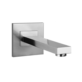 Gessi Rettangolo Настенный излив для ванны, для монтажа с удаленным управлением (не входит в комплект), индивидуальная длина, цвет: хром (20121#031)