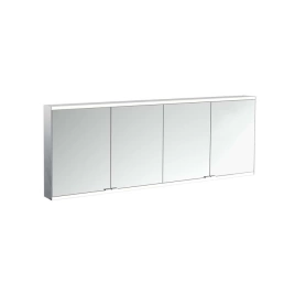 Emco Prime Зеркальный шкаф с подсветкой LED 2 Facelift, цвет черный навесная модель, 1800 mm, 4-дверки, IP 20 зеркальная задняя стенка (9497 135 64)