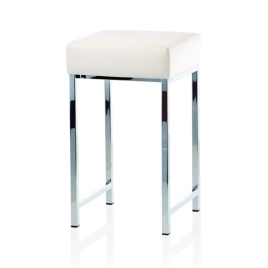 Decor Walther DW 64 Табурет 30x30x52cм, цвет: хром /белый (502804)