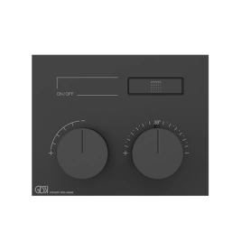 Gessi Hi-Fi Термостат для душа, 1 источник (внешняя часть), цвет: Black XL (63002#299)