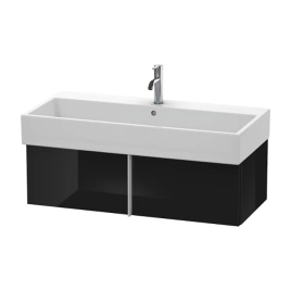 Duravit VA База под раковину 298x984x431, 1 выдв.ящик, цвет черный глянцевый (VA612804040)