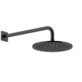 GESSI Rilievo Душевая головка шарнирная для настенного крепления на 1/2 250мм, цвет: nero XL (59148#299)