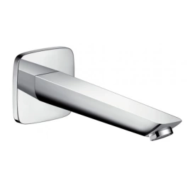 Hansgrohe Logis Излив для ванны, настенный 195мм, цвет: хром (71410000)