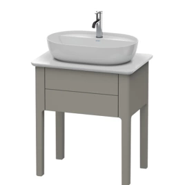 Duravit Luv База напольная, 743x688x450, 1 выдв.ящик, цвет каменно-серый шелковисто-матовый (LU956009292)