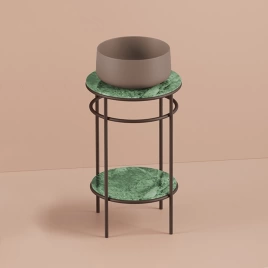 Artceram VOGUE Мраморная полка для металлической консоли, цвет issogne green (TFA012 93)