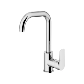 Gattoni H2omix3000 Смеситель для кухни высоки 325 мм, поворотный излив 186 мм цвет хром (3068/30C0cr)
