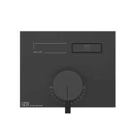 Gessi Hi-Fi Смеситель для душа, с включением 1 источника (внешняя часть), цвет: Black XL (63061#299)