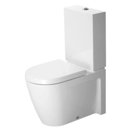 Duravit Унитаз моноблок приставной 630х370 мм, слив универсальный, с креплением,цвет белый (2145090000)