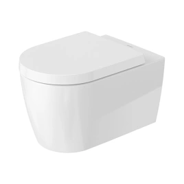 Duravit ME by Starck Унитаз подвесной с вертикальным смывом, вкл. крепление Durafix, 370x570 мм., цвет внутри белый, снаружи белый шелковисто-матовый (2528092600)
