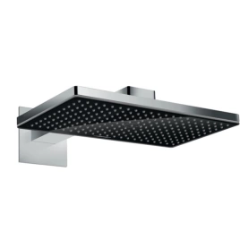 HG Rainmaker Select 460 Верхний душ 466x270мм, настенный с держаелем, 1jet, цвет: черный/хром (24003600)