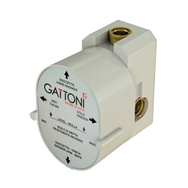 Gattoni GBOX Универсальная монтажная коробка под встраиваемый смеситель для душа с 2-мя выходами, входы 1/2, цвет хром (SC0550000cr)