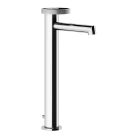 Gessi Anello Смеситель для раковины высокий, излив короткий. С донным клапаном и соединительными шлангами, цвет: хром (63303#031)