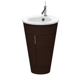 Duravit Starck 1 Тумба напольная 600x560xh825 мм, для раковины 040658, с 2мя дверцами, 1 полка, цвет: macassar (S1952002424)