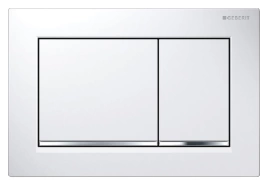 Кнопка смыва Geberit Omega 30 115.080.KJ.1 белая/хром