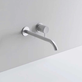 MILLDUE FLOW L02 Внешняя часть встроенного смесителя для раковины, цвет: полированная сталь (2552AL)