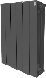 Радиатор биметаллический Royal Thermo Piano Forte 500 noir sable 6 секций-черный