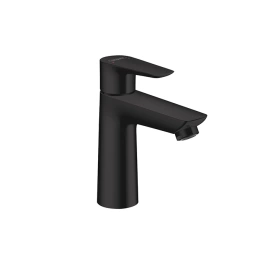 Hansgrohe Talis E Смеситель для раковины 110, на 1 отв, с донным клапаном, излив 112мм, цвет: черный матовый (71710670)