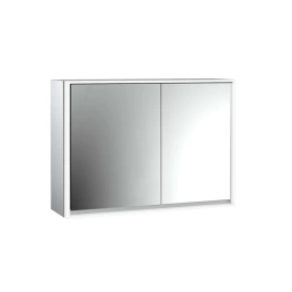 Emco Loft Зеркальный шкаф с подсветкой LED навесная модель, 1000 mm, 2-дверки, широкая дверка слева зеркальная задняя стенка (9798 051 16)