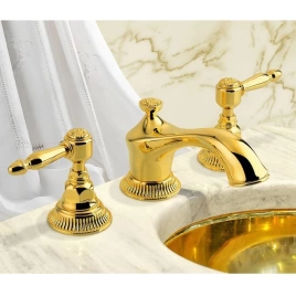Nicolazzi Impero Смеситель для раковины на 3 отверстия, цвет: золото (1208GO36L)