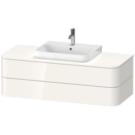Duravit Happy D.2 Plus Тумба подвесная 408x1300x550мм 2 ящика, цвет: белый глянцевый (HP496202222)