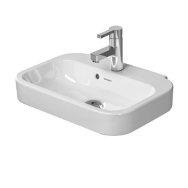 Раковина DURAVIT Happy D2 50х36 см с 1 отв под смесительитель со слив переливом цвет белый (709500000)
