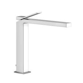 Gessi Rettangolo K Смеситель для раковины на 1 отверстие, с донным клапаном, излив 213мм, цвет: хром (53003#031)