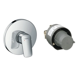 Hansgrohe Logis Встраиваемый смеситель для душа на 1 источник, внешняя+внутренняя части, цвет: хром (71666000)