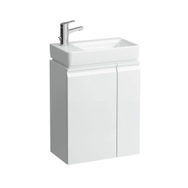 Laufen Pro База под раковину 8.1595.5, подвесная 47х27,5х60,5 см, петли слева, полки справа, 1 дверка, цвет белый матовый  (4.8300.1.095.463.1)