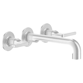 GESSI INCISO Встраиваемый смеситель для раковины на 3 отверстия с изливом 210-190мм (внешние части), цвет: хром (58090#031)