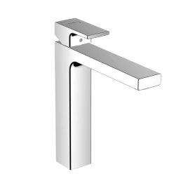 Hansgrohe Vernis Shape Смеситель для раковины 230, на 1 отв, с металлическим с донным клапаном, излив 169мм, h190мм, цвет: хром (71590000)