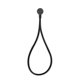 Gessi Hi-Fi Душевой магнитные комплект, состоящий из вывода воды, держателя, Darkflex шланга 1,50 м и лейки, цвет: Black Metal PVD (63199#706)