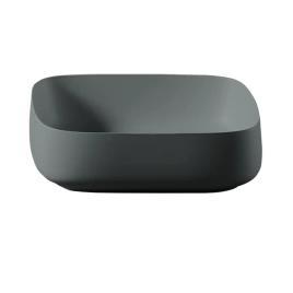 Artceram Cognac Раковина 55x35 см, без отв., накладная Quadro, цвет: grigio oliva (COL008 15 00)