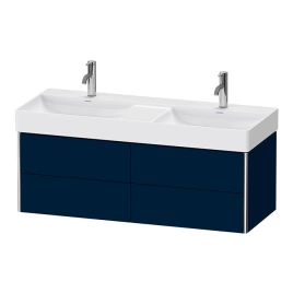 Duravit XSquare Тумба подвесная под раковину 235312, 4 ящика, 397x1184x460мм, цвет Night Blue SaM (XS416409898)